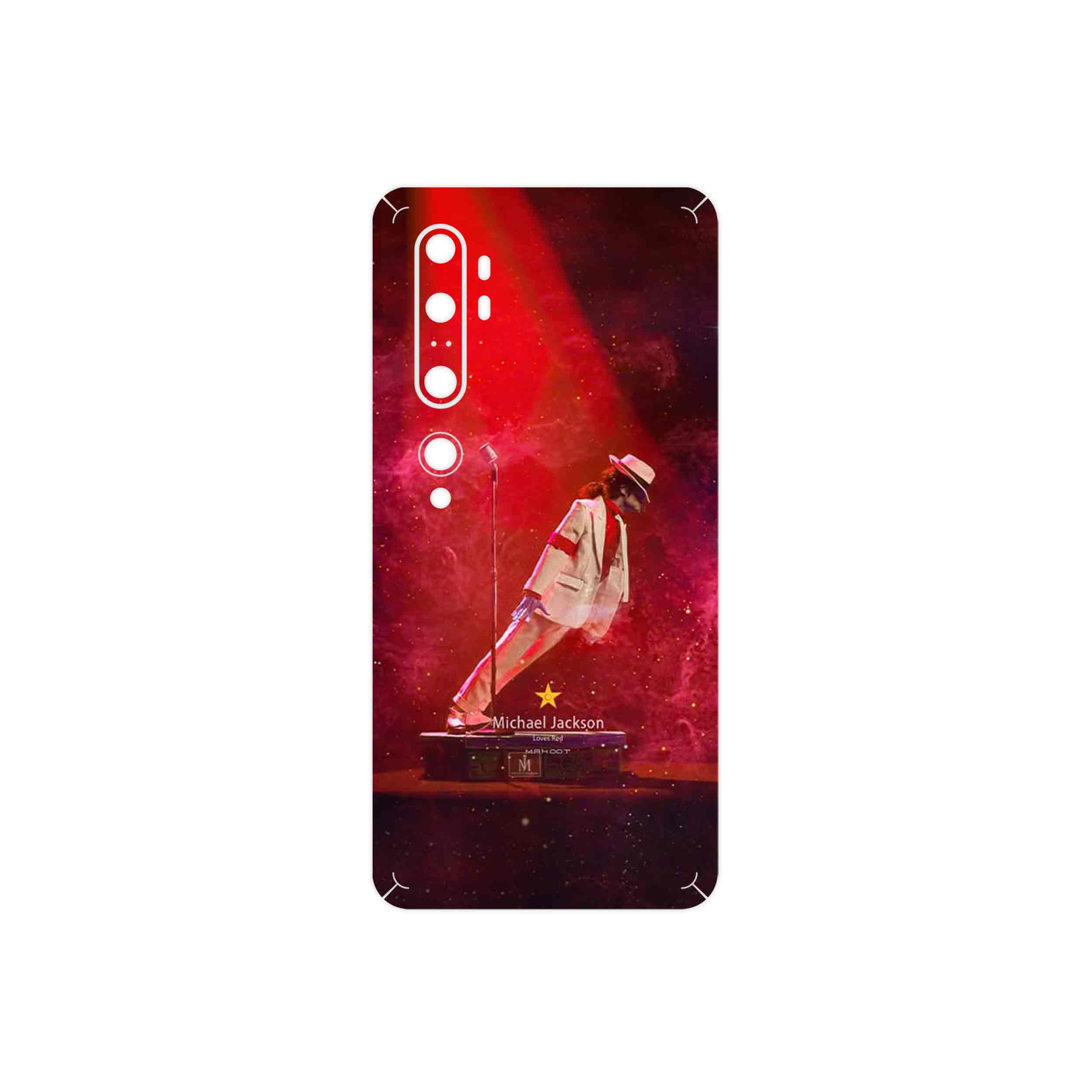 برچسب پوششی ماهوت مدل Michael Jackson مناسب برای گوشی موبایل شیائومی Mi Note 10