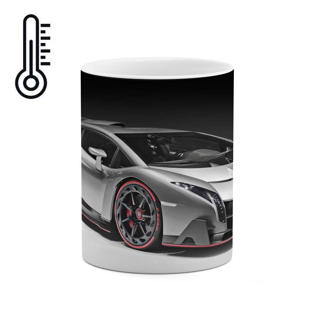 ماگ حرارتی طرح ماشین Lamborghini veneno مدل mgph15610