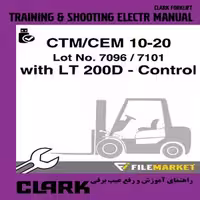 راهنمای آموزش و رفع عیب برقی ليفتراک کلارک سری CTM/CEM 10-20