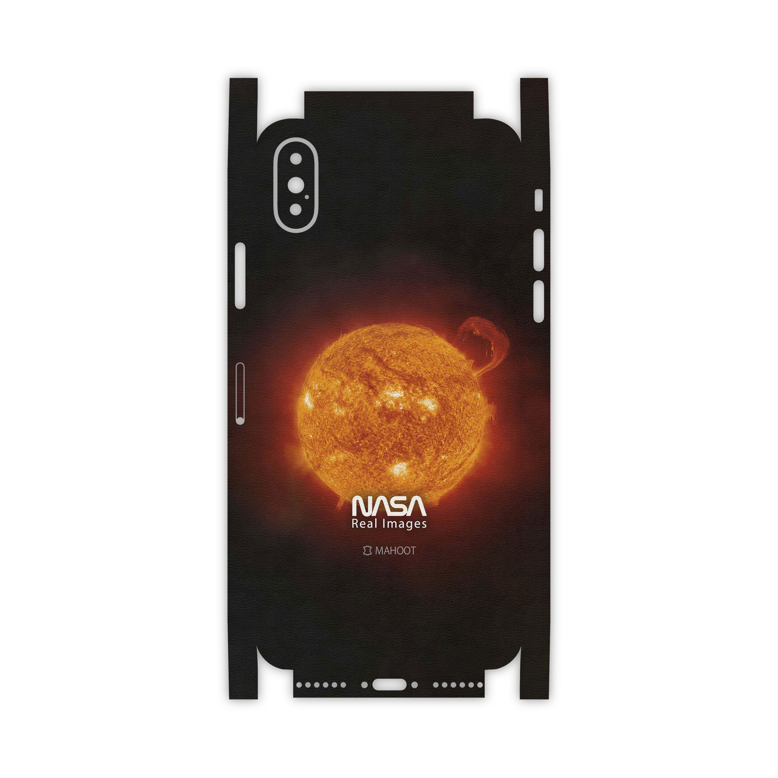برچسب پوششی ماهوت مدل Sun-By-NASA-FullSkin مناسب برای گوشی موبایل اپل iPhone X