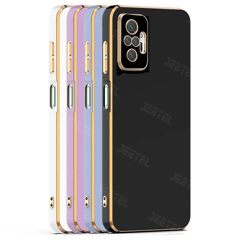 کاور مای کیس گلدلاین برای Xiaomi Redmi Note 10 Pro 4G (الکتروپلیتینگ 6D اورجینال)