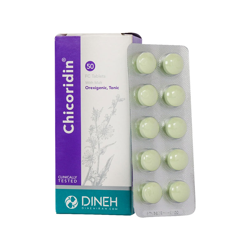 قرص شیکوریدین دینه | Dineh Chicoridin Tablet