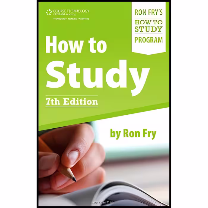 کتاب How to Study  اثر Ronald W. Fry and Ron Fry انتشارات Cengage Learning PTR