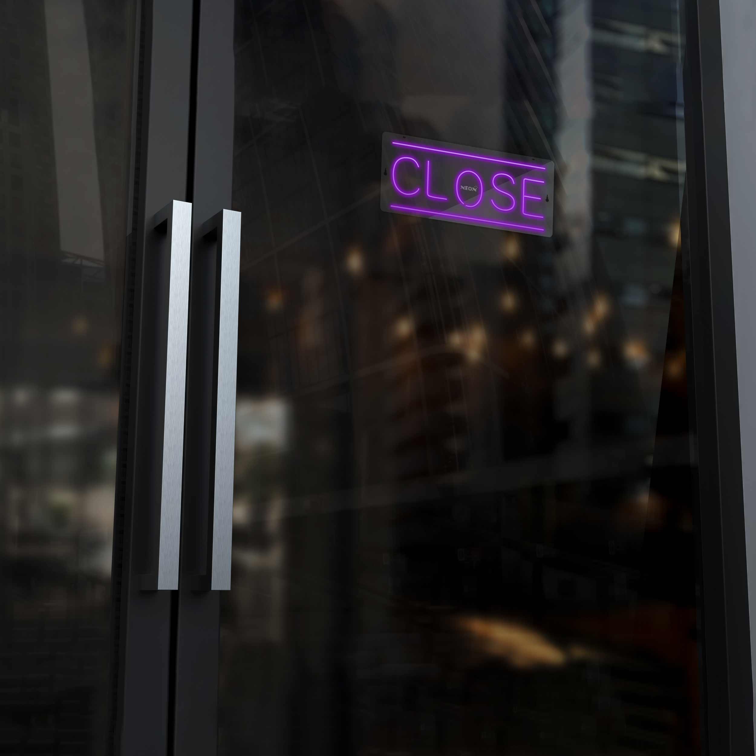 چراغ دیواری نئون دیزاین طرح Close_PR