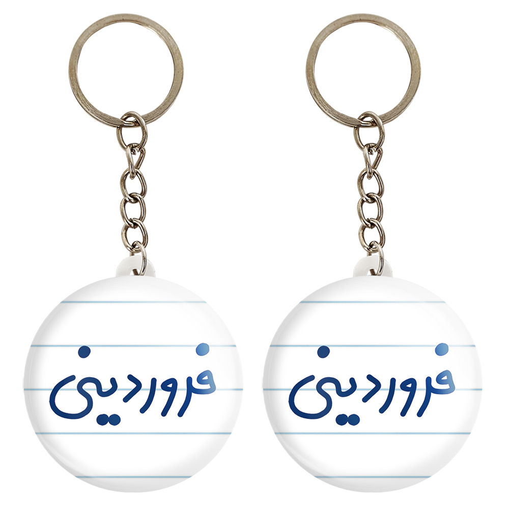 جاکلیدی خندالو مدل فروردین ماهی کد 5589 مجموعه 2 عددی