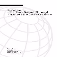 خرید و دانلود نسخه کامل کتاب CCSP Cisco Secure PIX firewall advanced exam certification guide: CCSP self-study