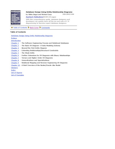 خرید و دانلود نسخه کامل کتاب Database Design Using Entity-Relationship Diagrams