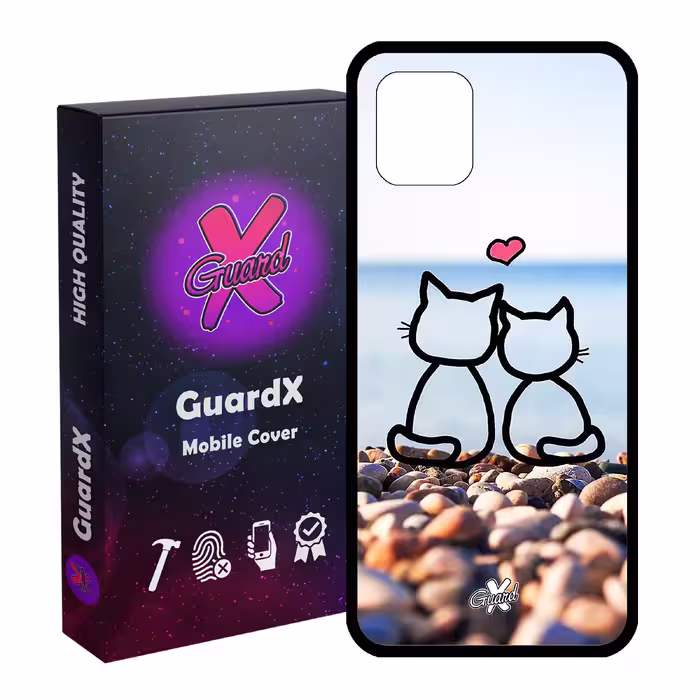 کاور گارد ایکس طرح گربه مدل Glass10016 مناسب برای گوشی موبایل سامسونگ Galaxy Note 10 Lite