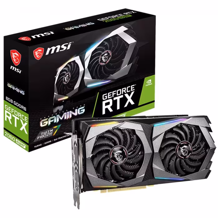کارت گرافیک ام اس آی مدل GeForce RTX 2060 SUPER GAMING با حافظه 8 گیگابایت