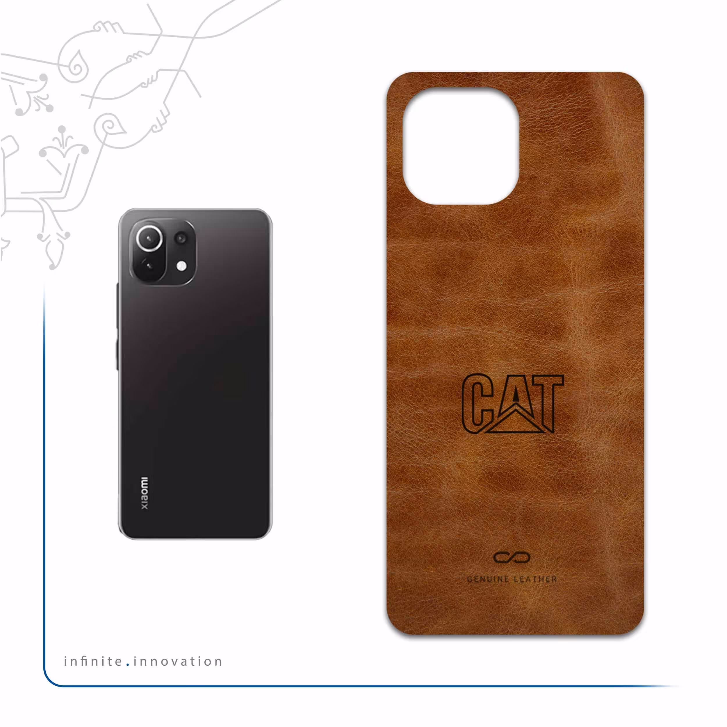 برچسب پوششی ماهوت مدل BFL-CAT مناسب برای گوشی موبایل شیائومی MI 11 LITE