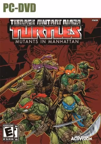 بازی کامپیوتر ninja turtles mutants in manhattan