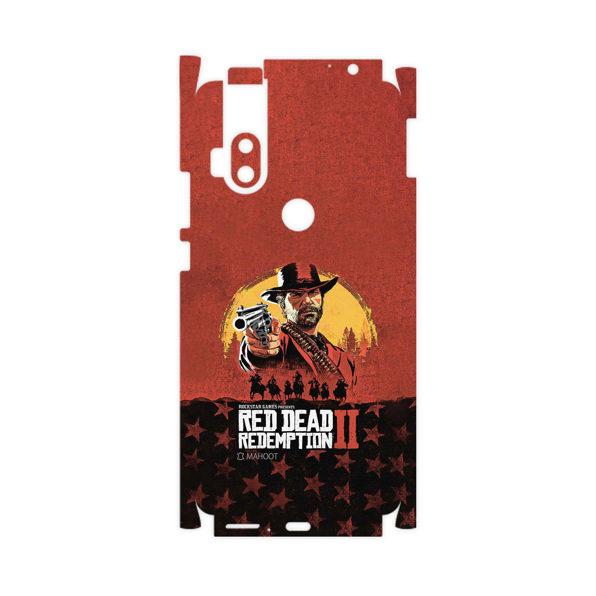 برچسب پوششی ماهوت مدل Red-Dead-Redemption-Game-FullSkin مناسب برای گوشی موبایل موتورولا One Hyper