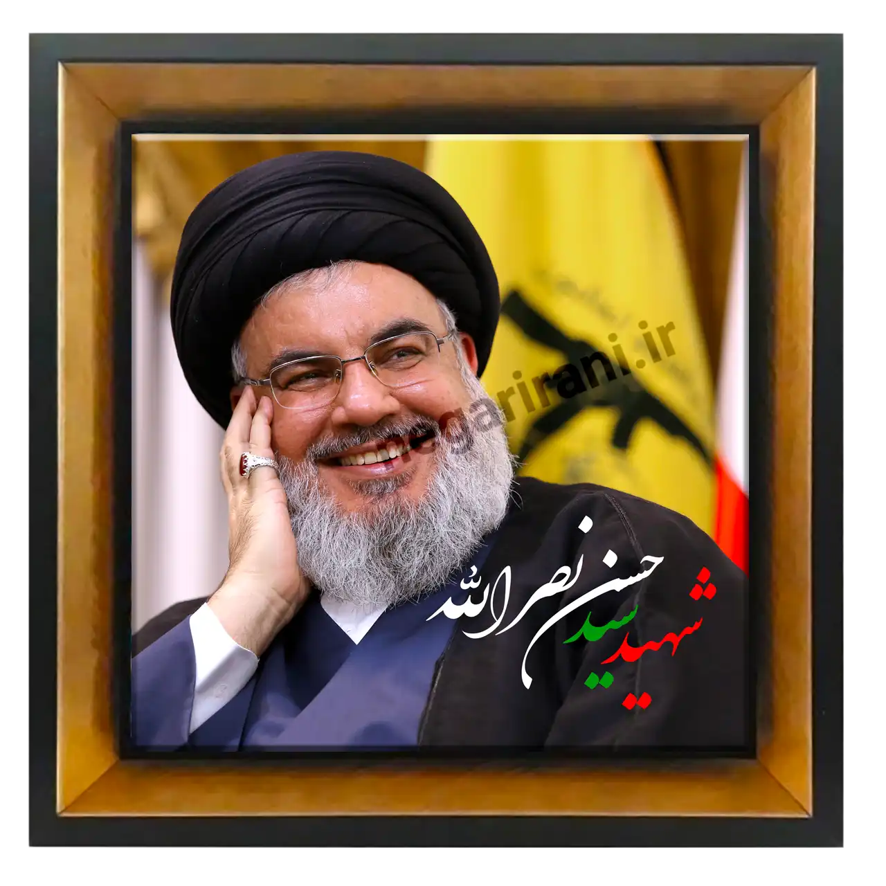 تابلو کاشی شهید سید حسن نصرالله مدل 2Z35