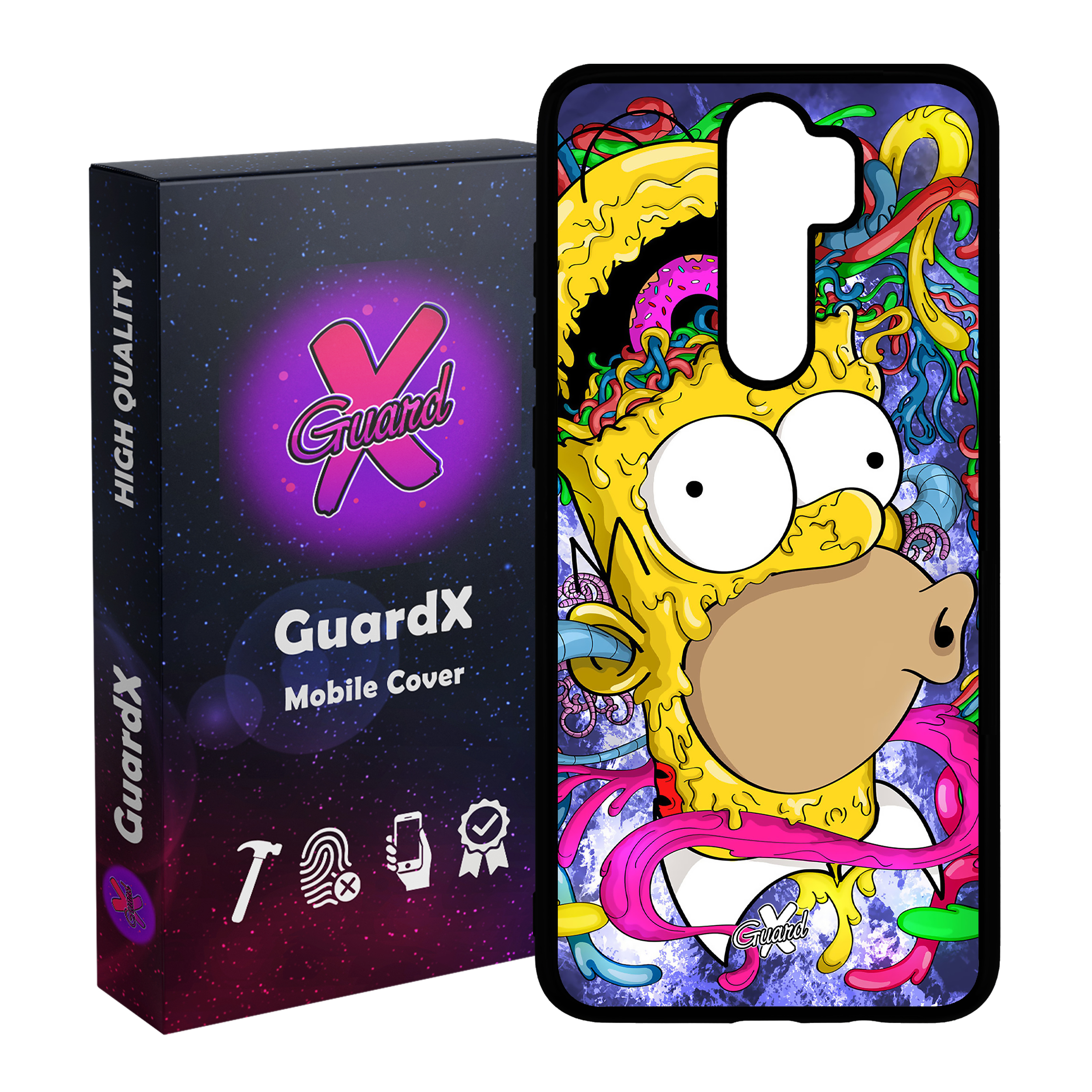 کاور گارد ایکس طرح Simpsons مدل Glass10096 مناسب برای گوشی موبایل شیائومی Redmi 9 / 9 Prime