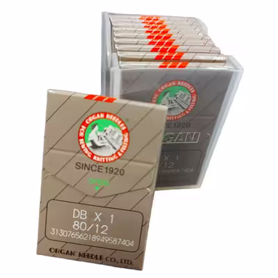 سوزن چرخ خیاطی ارگان مدل راسته کد DB12 بسته 10 عددی
