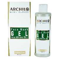 ژل شستشوی صورت آرچیلو مناسب پوست چرب و جوش دار حجم 250mL