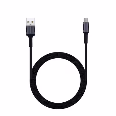 کابل تبدیل USB به microUSB راک رز مدل Armour AM طول ۱ متر