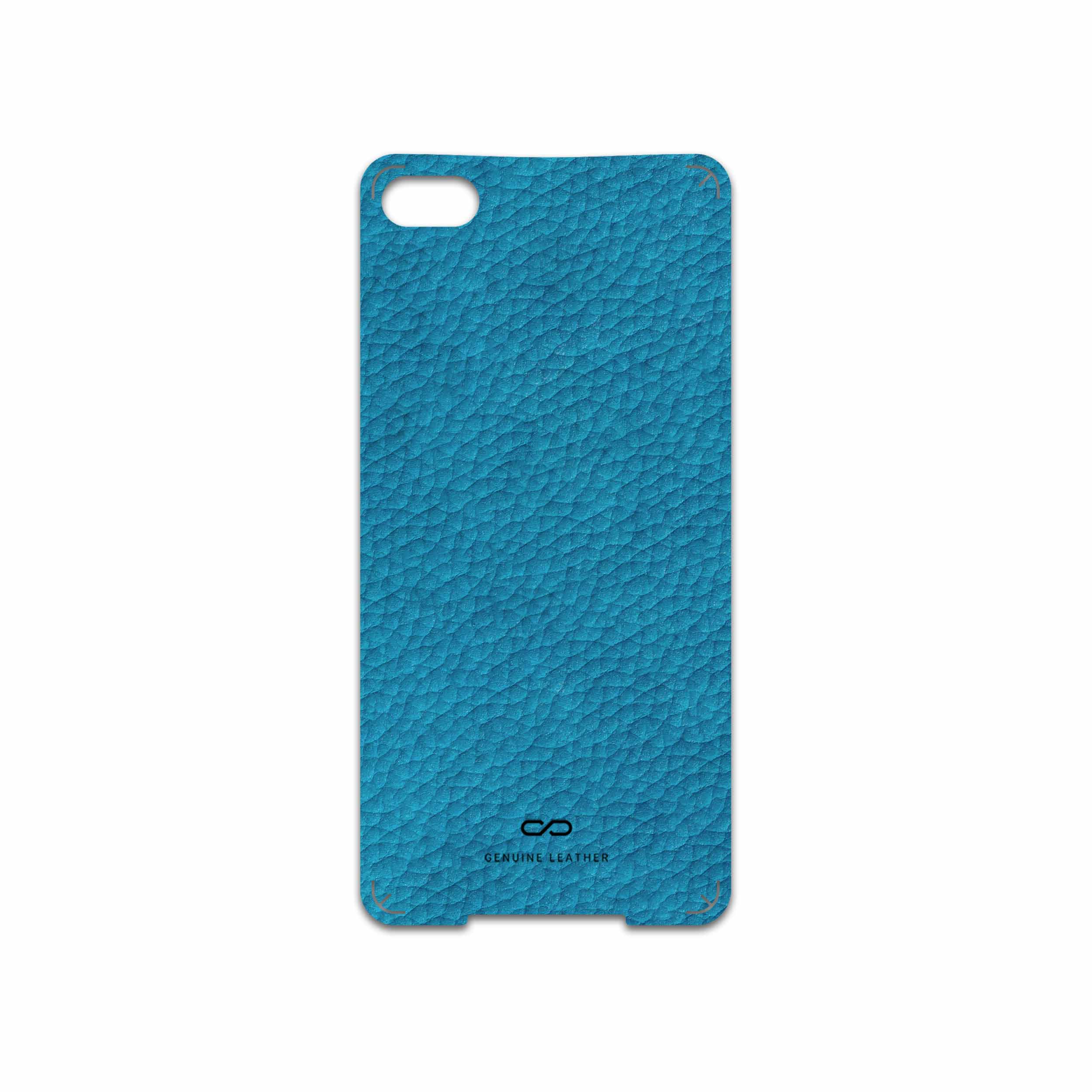 برچسب پوششی ماهوت مدل Blue-Leather مناسب برای گوشی موبایل بلک بری Z30