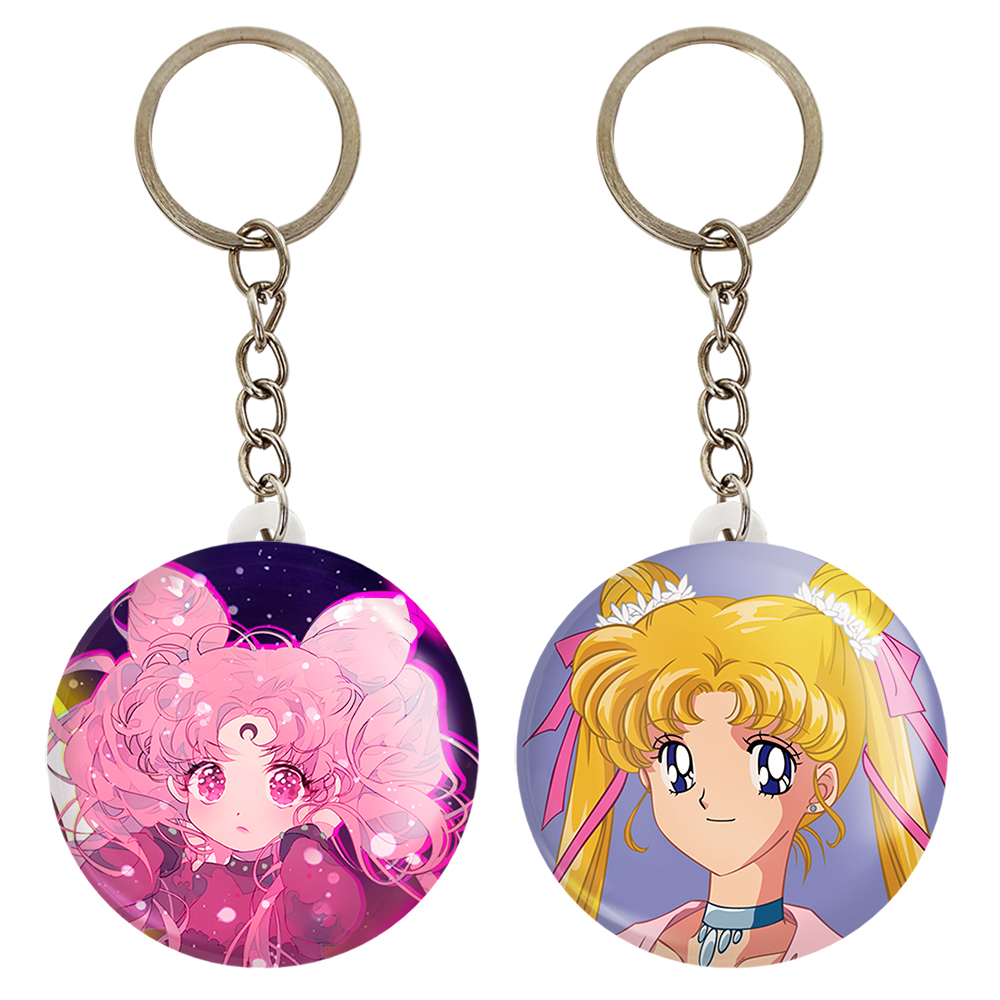 جاکلیدی خندالو مدل اوساگی تسوکینو و چیبیوسا انیمه سیلور مون کد 1745117442 مجموعه 2 عددی