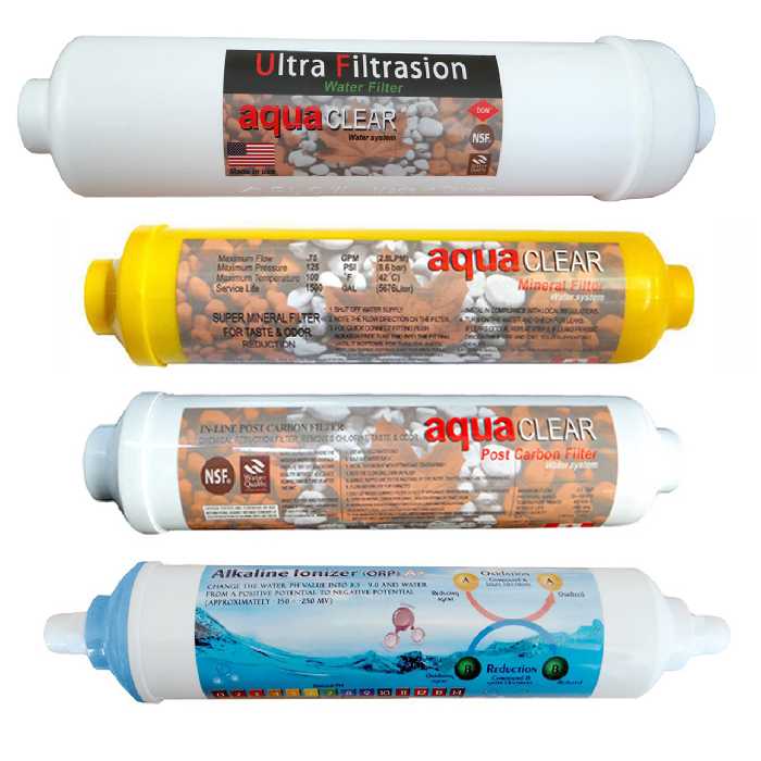 فیلتر دستگاه تصفیه کننده آب مدل KFC-FR4 مجموعه 4 عددی