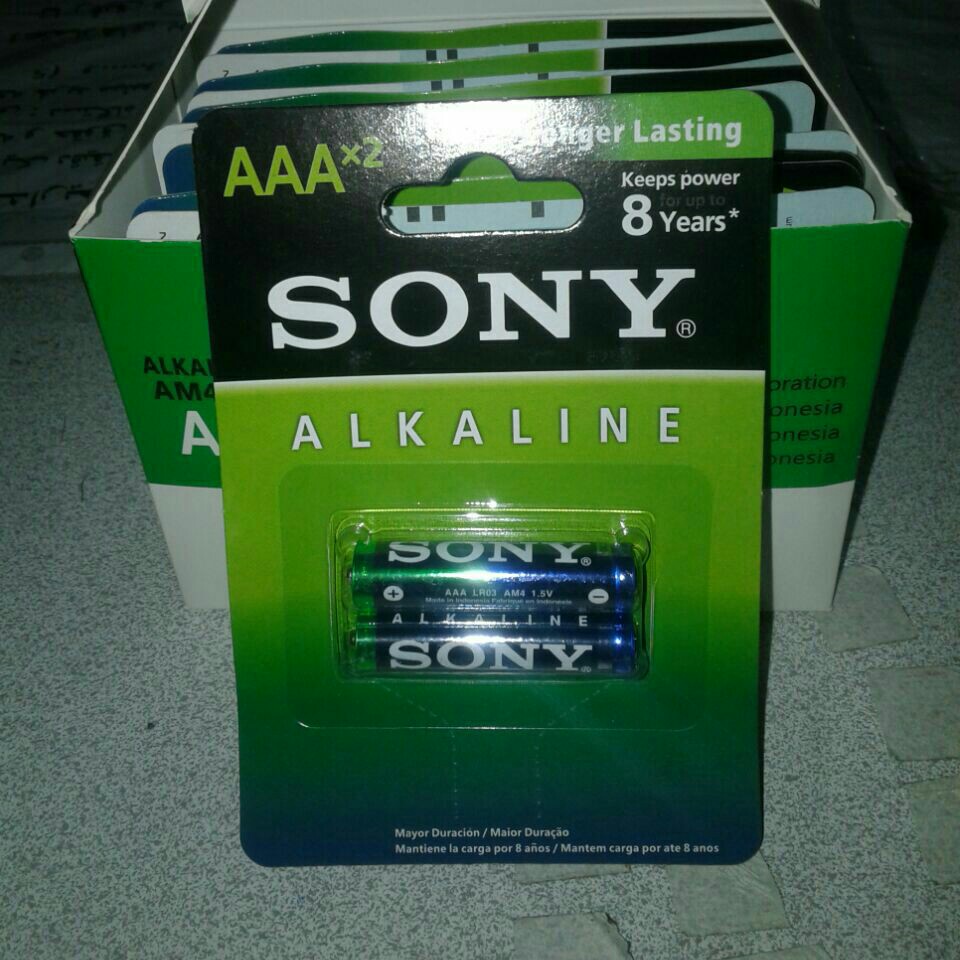 کد773 - باتری نیم قلنی الکالاین سونی - باتری sony - باتری سونی - باتری نیم قلمی