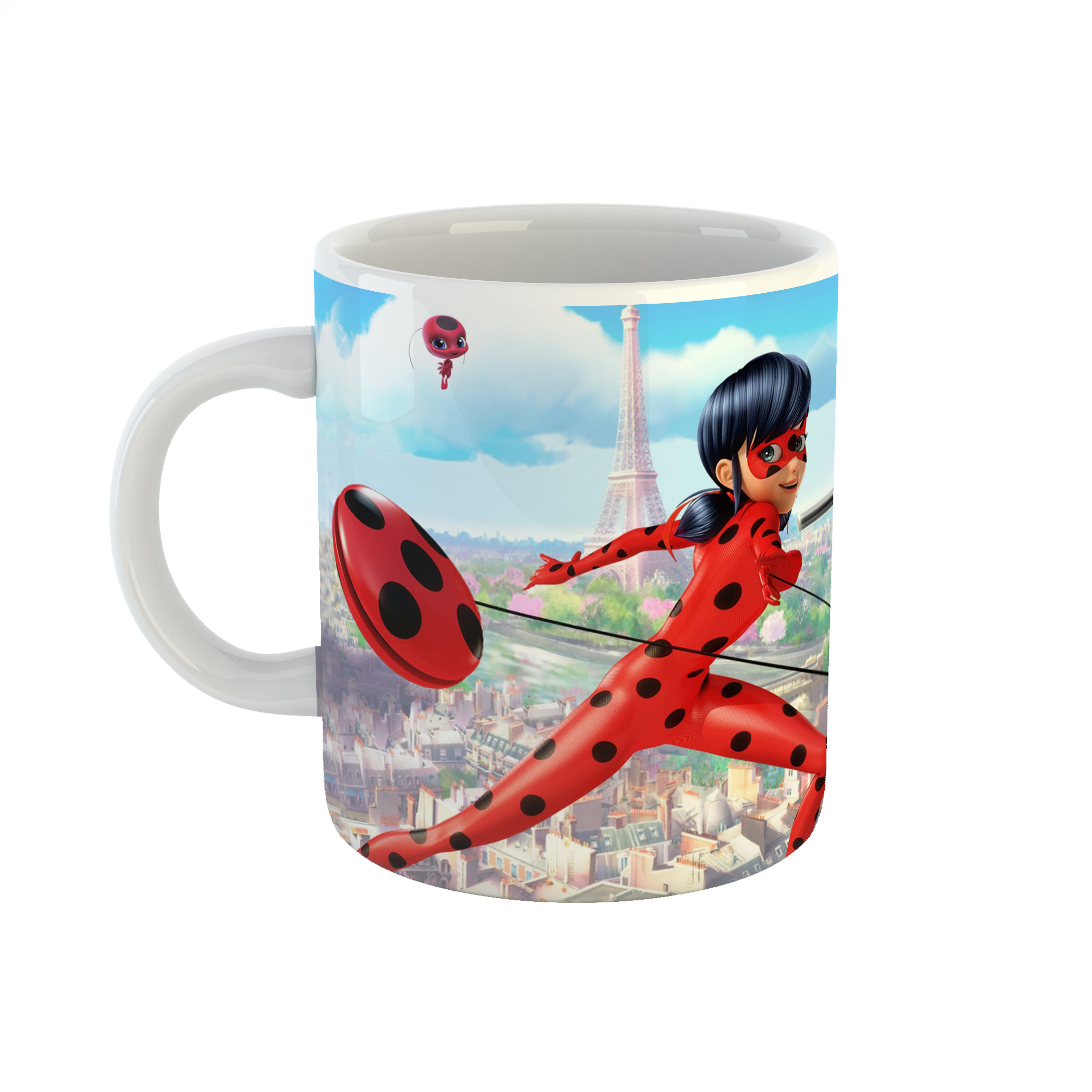 ماگ طرح دختر کفشدوزکی و پسر گربه ای کد 02