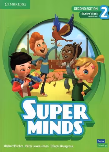 Super Minds 2 (Second Edition) S.B W.B DVD ویرایش جدید (کتاب دانش اموز   کتاب کار CD)