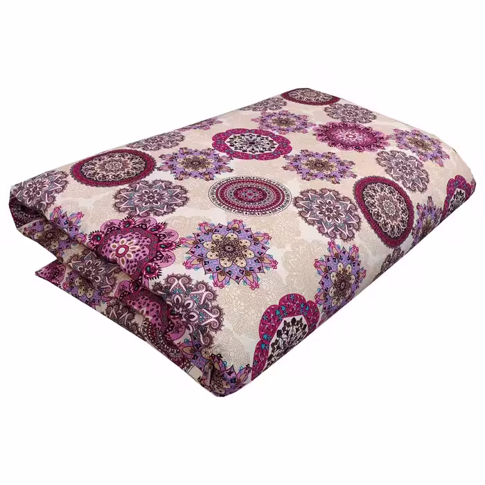 ملحفه تشک مهمان سندس مدل خورشیدی کد F02 سایز 195x100 سانتی متر