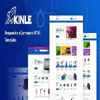 دانلود قالب HTML فروشگاهی Kinle