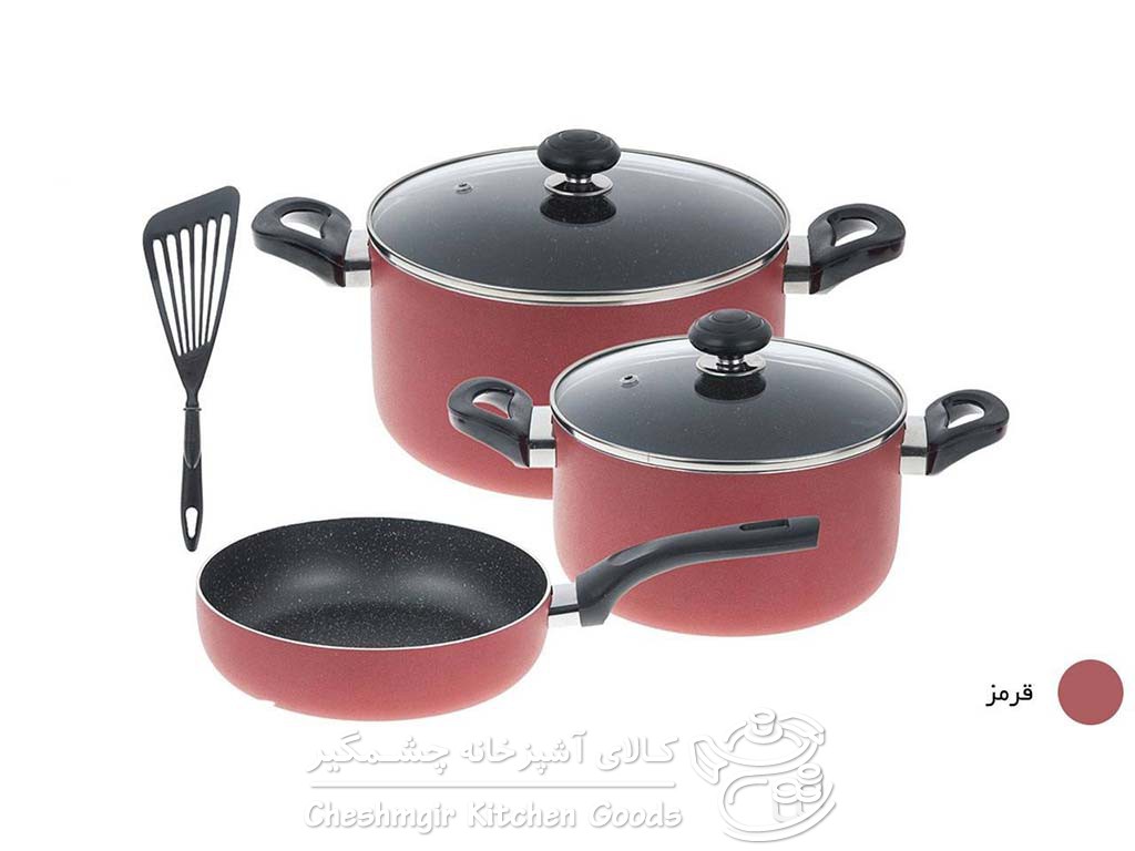 سرویس پخت و پز 5 پارچه زرساب مدل 1059623