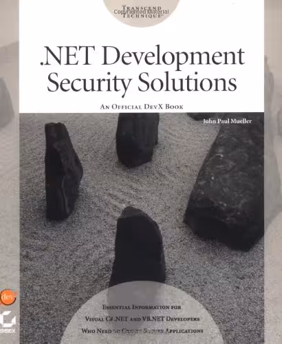 خرید و دانلود نسخه کامل کتاب .Net Development Security Solutions