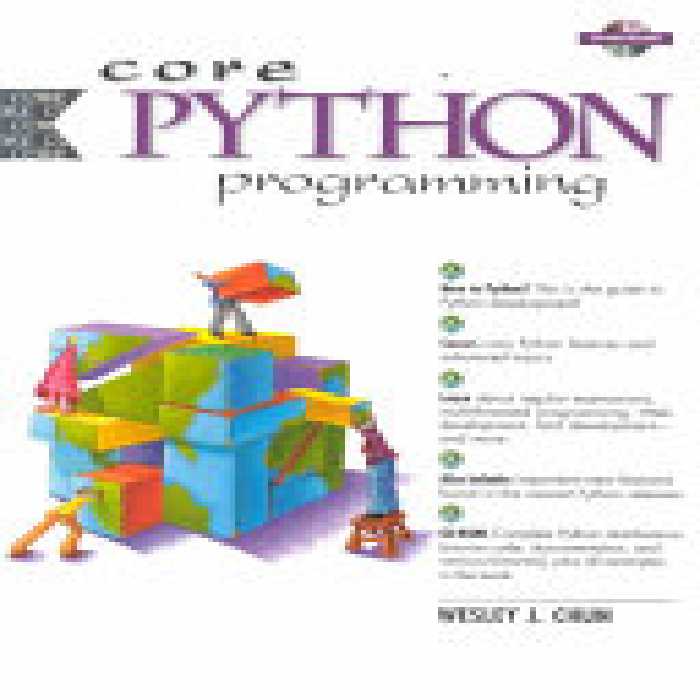 خرید و دانلود نسخه کامل کتاب Core Python Programming