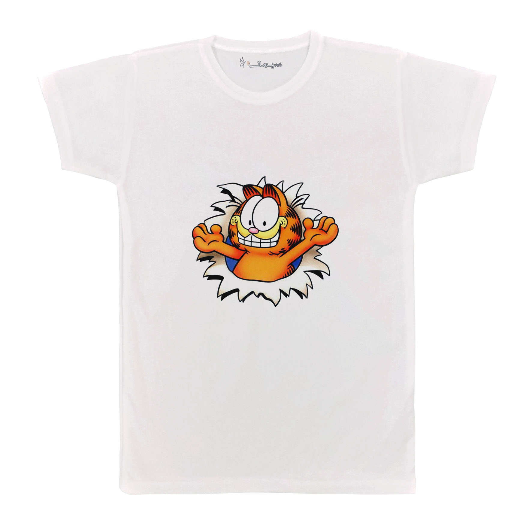 تی شرت بچگانه پرمانه طرح گارفیلد کد pmt.517