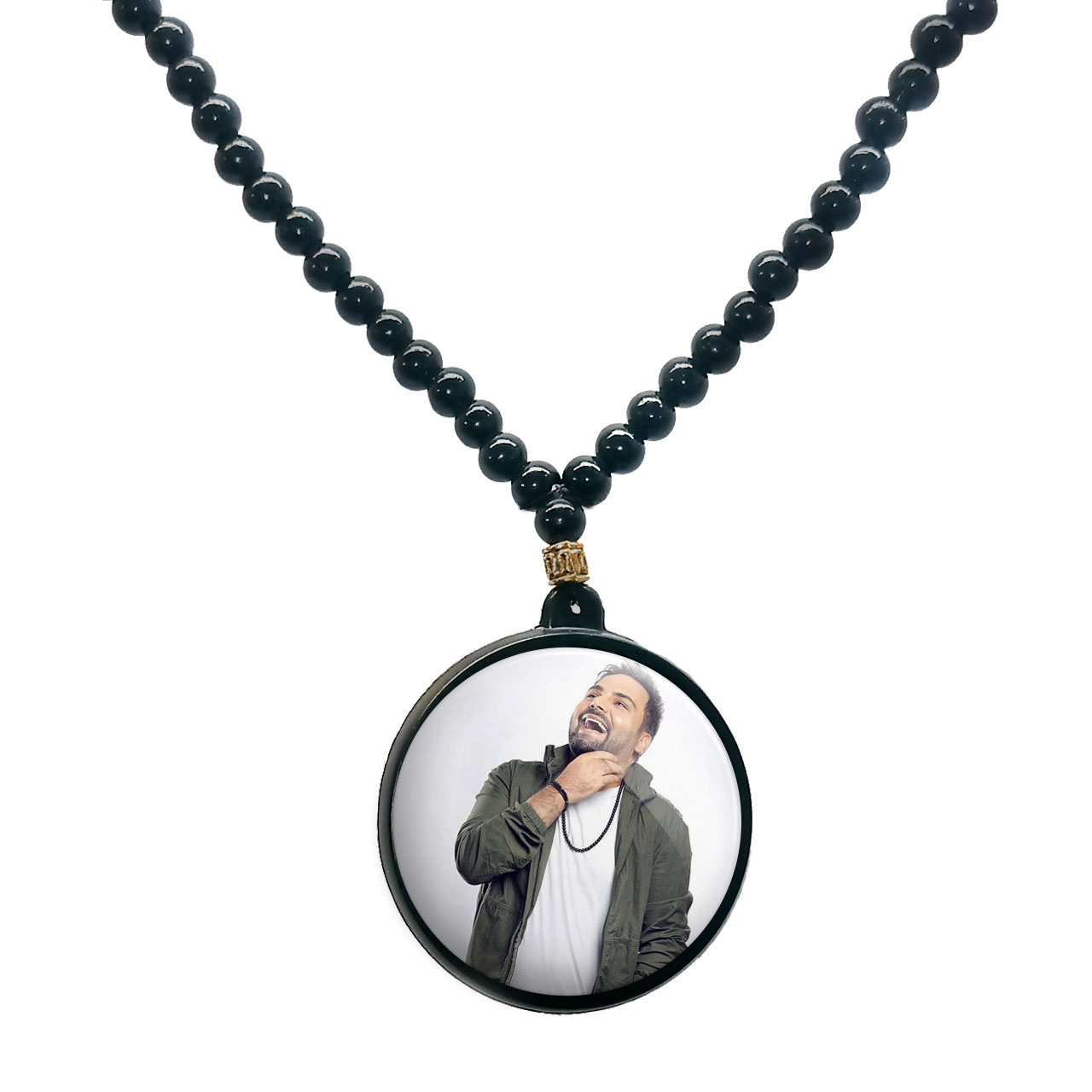 گردنبند پرمانه طرح احسان علیخانی کد pmd.20779 مدل دو طرفه