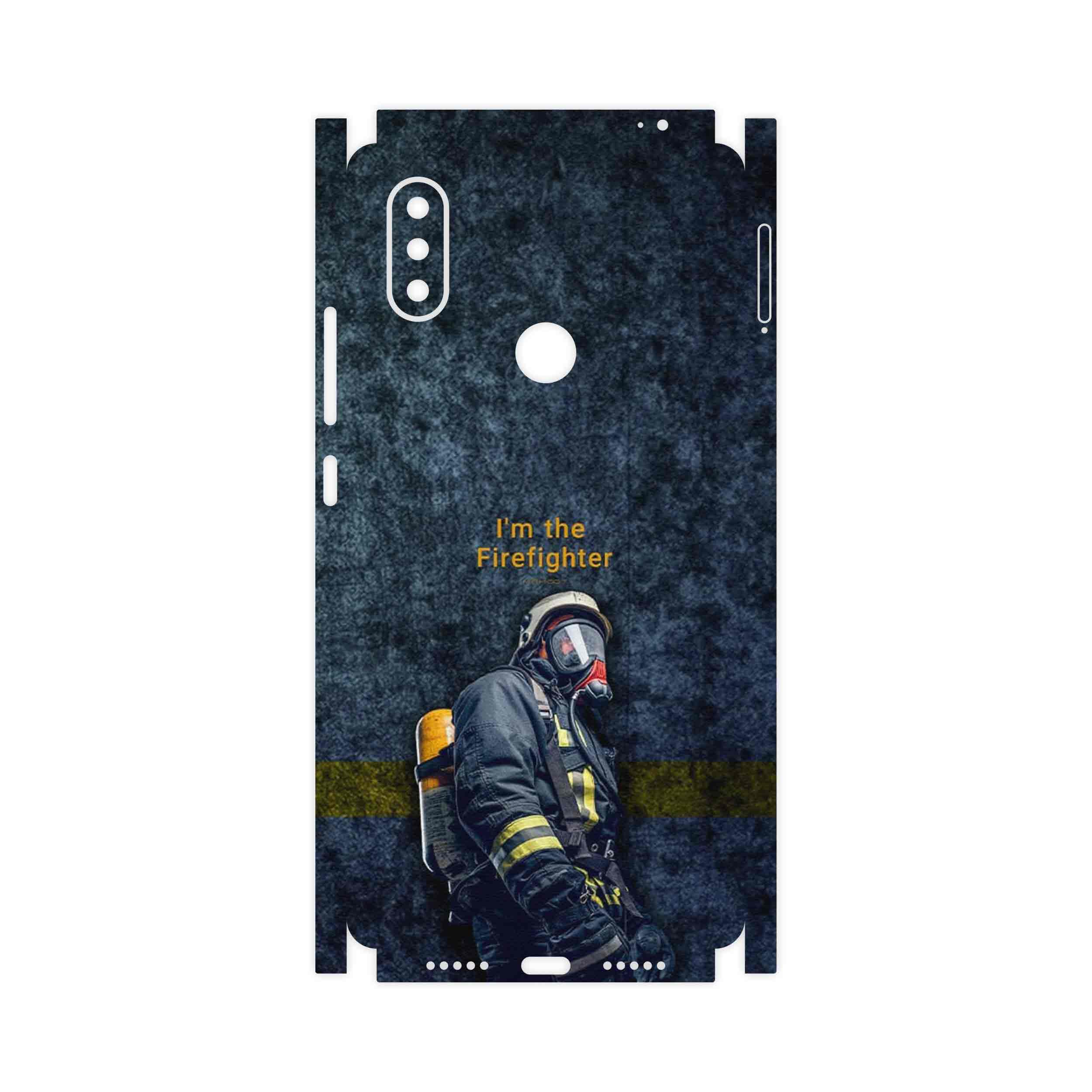 برچسب پوششی ماهوت مدل Firefighter-FullSkin مناسب برای گوشی موبایل شیائومی Mi 8 SE