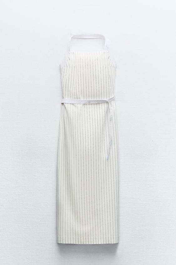 لباس گاباردین زنانه زارا MIDI DRESS | تهران زارا TehranZara