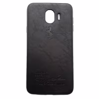 کاور طرح چرمی مدل j418 مناسب برای گوشی موبایل سامسونگ Galaxy J4 2018
