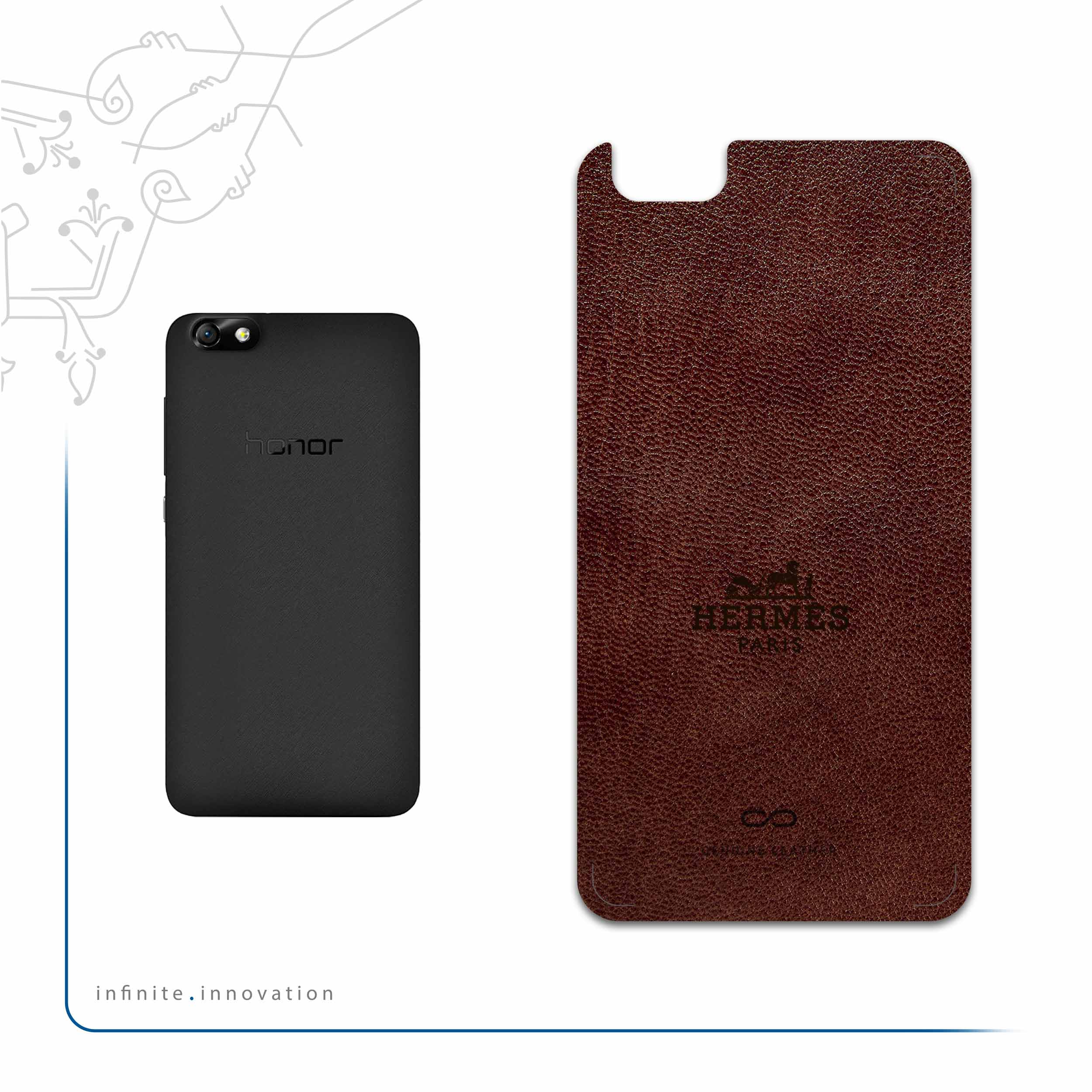 برچسب پوششی ماهوت مدل NL-HRMS مناسب برای گوشی موبایل آنر 4X