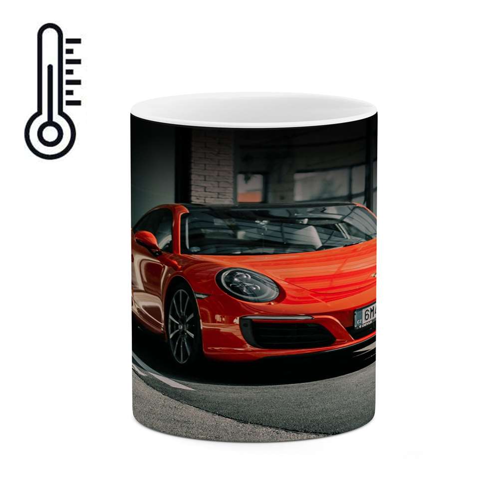 ماگ حرارتی کاکتی طرح ماشین مدل mgh14158