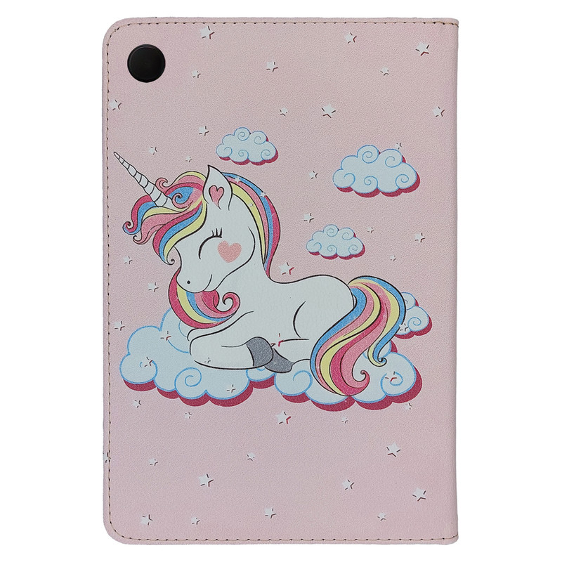 کیف کلاسوری مدل یونی کورن کد G-087 مناسب برای تبلت سامسونگ Galaxy Tab A8 10.5 / X200 / X205 | دیجی قاب دونی