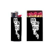 فندک  مدل نوشته کد 429 به همراه کبریت