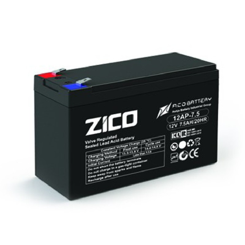 باتری ups 12v 7.2 a برند زیکو