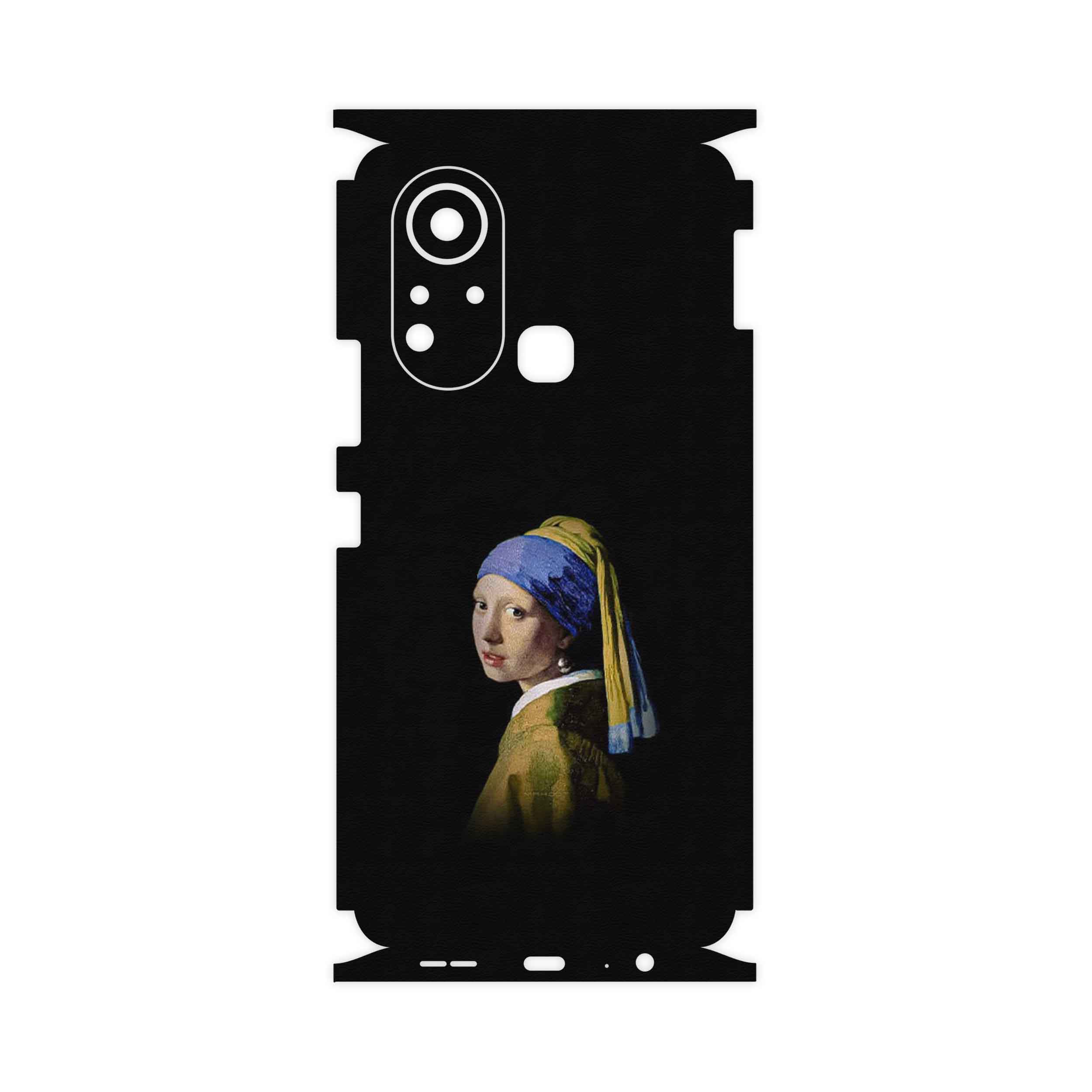 برچسب پوششی ماهوت مدل Girl with a Pearl Earring of Vermeer-FullSkin مناسب برای گوشی موبایل اینفینیکس Hot 11s