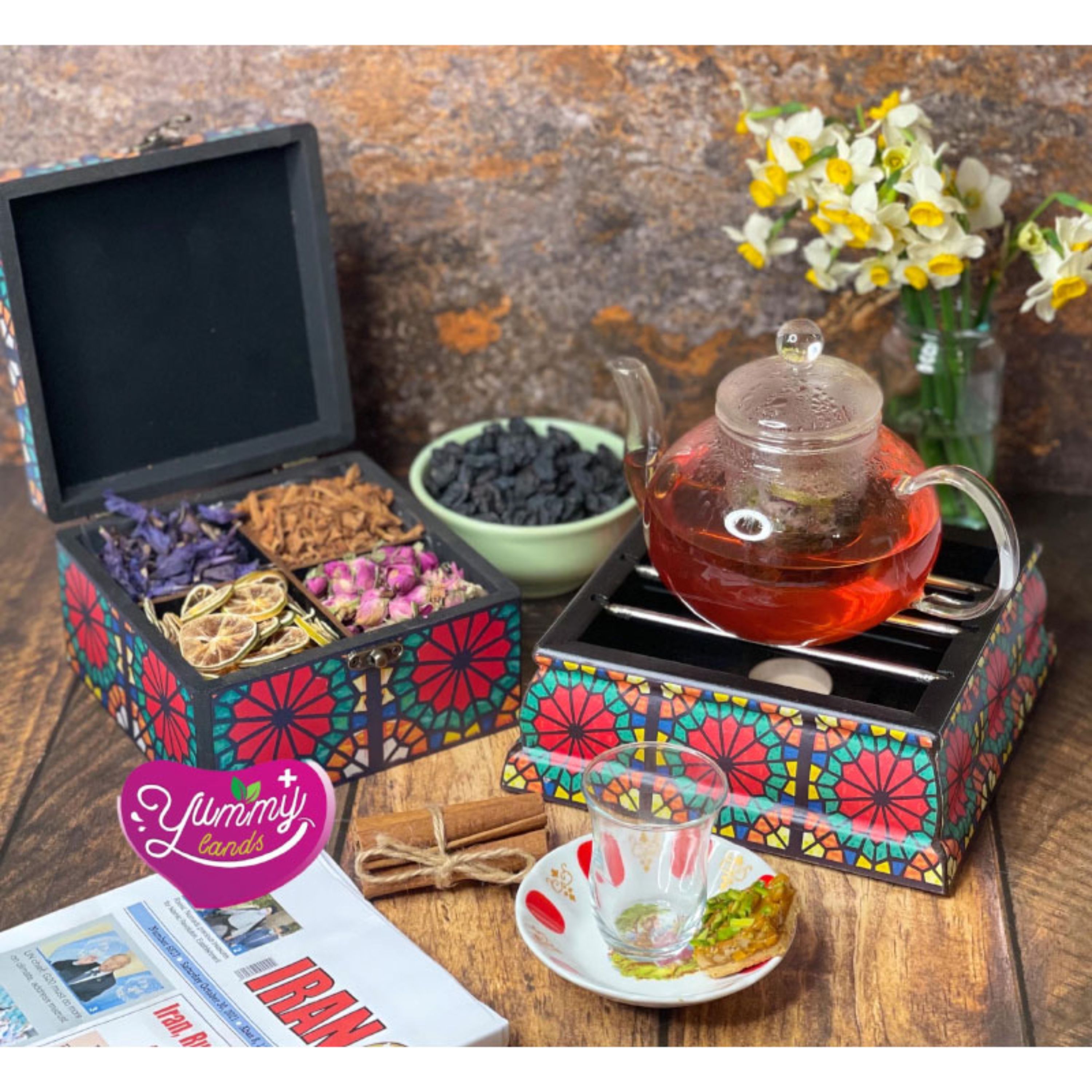 باکس دمنوش 8خانه جیران (چیدمان1) یامی لندز