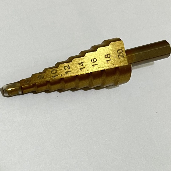 مته کاجی مخروطی سایز 4 الی 20 میلی‌متر | آریا سیتی