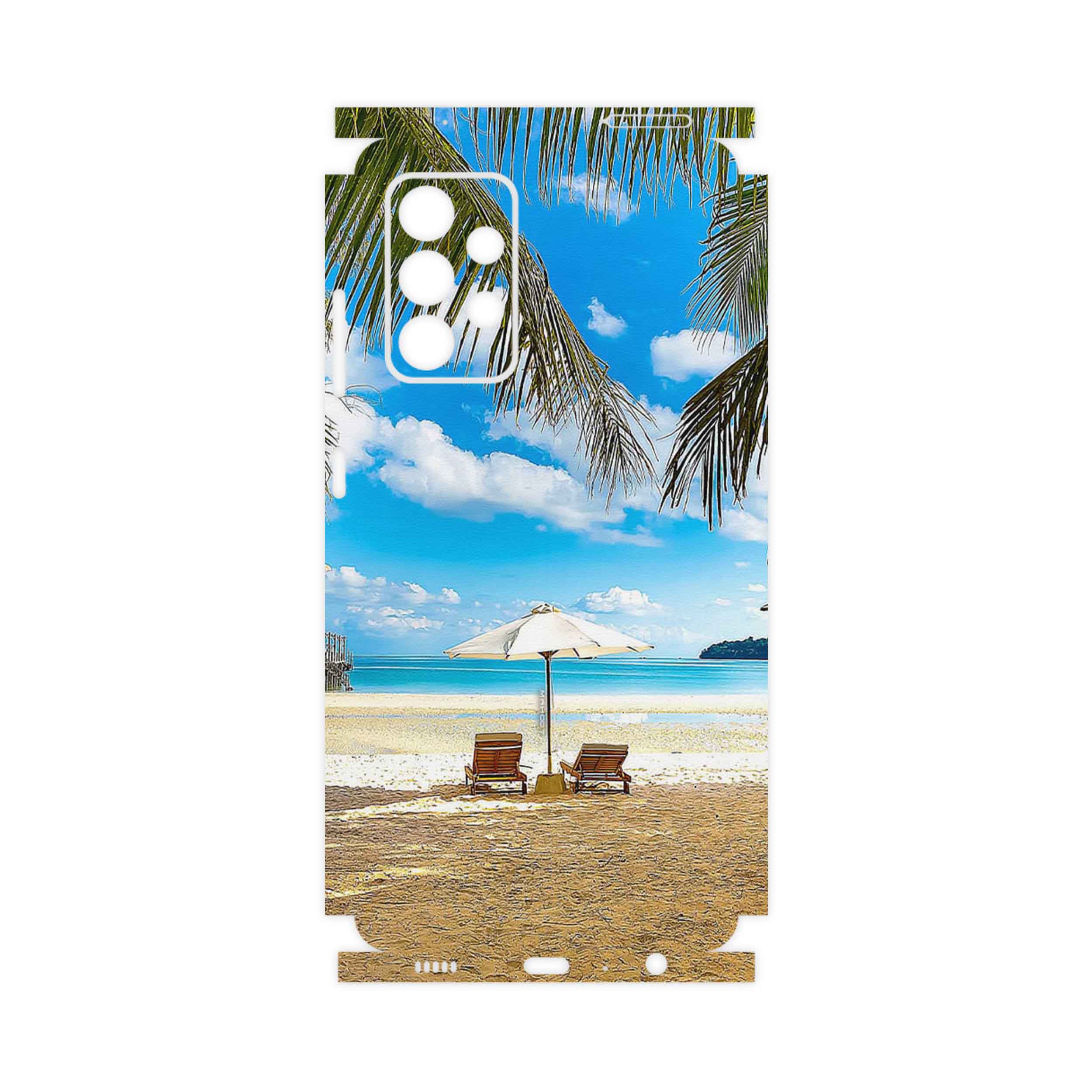 برچسب پوششی ماهوت مدل Beach-FullSkin مناسب برای گوشی موبایل سامسونگ Galaxy A52 5G
