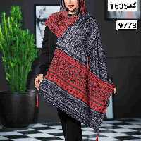 شال نخی منگوله دار زنانه و دخترانه رنگ‌بندی شیک (ارسال رایگان)