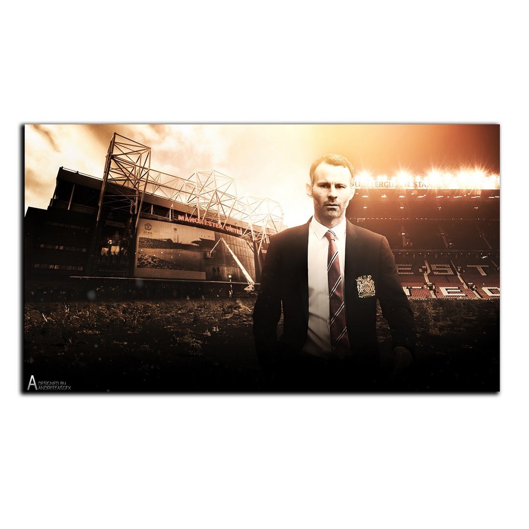 تابلو شاسی بکلیت طرح بازیکن فوتبال باشگاه منچستر یونایتد رایان گیگز مدل SH-S6805