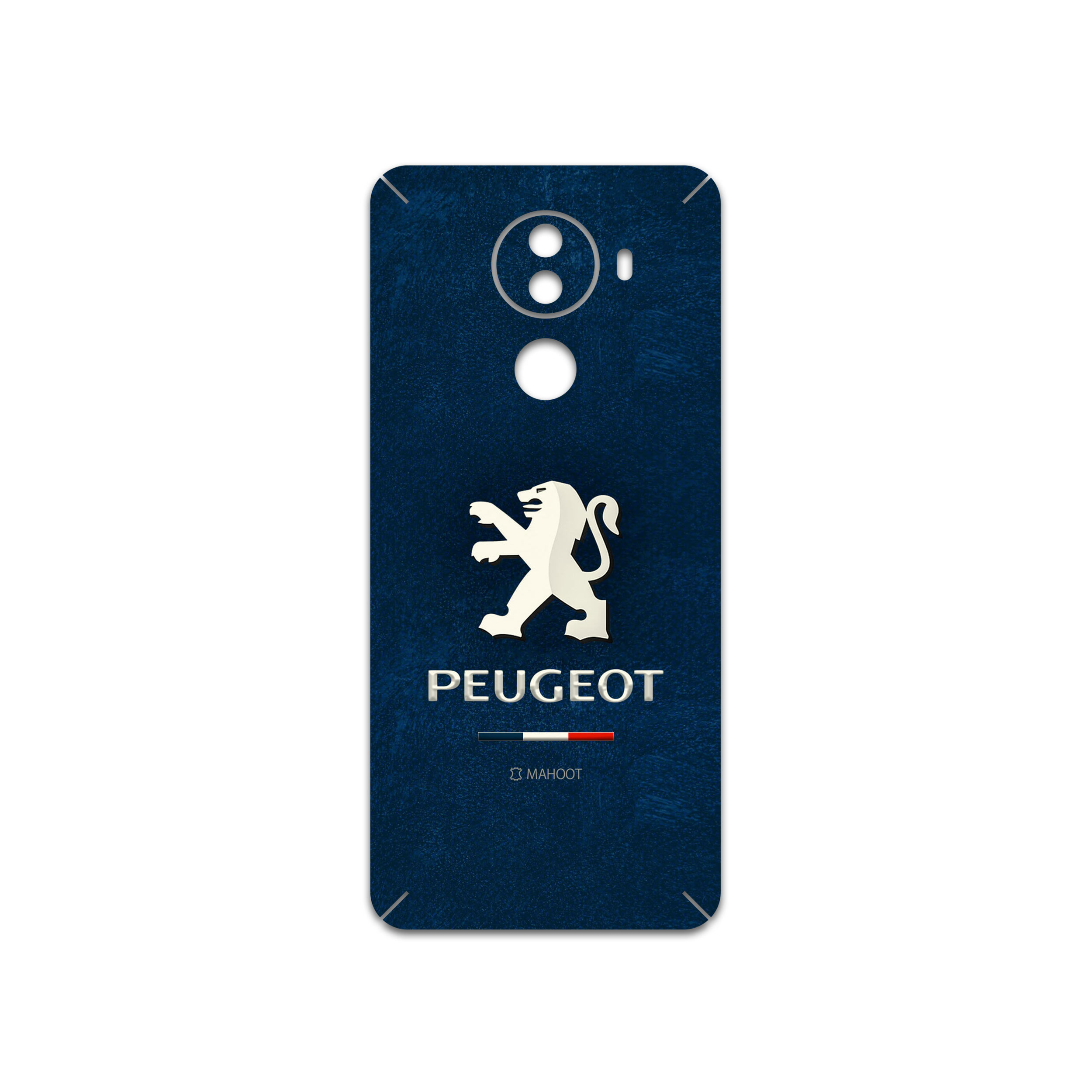 برچسب پوششی ماهوت مدل Peugeot-Logo مناسب برای گوشی موبایل جی ال ایکس M1