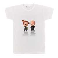 تی شرت بچگانه پرمانه طرح بچه رئیس کد pmt.4181